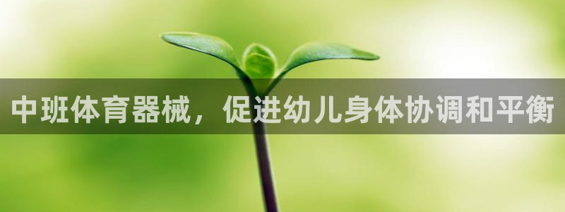 尊龙实业 吴友良：中班体育器械，促进幼儿身体协调和平