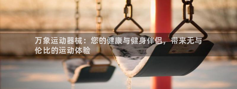 尊龙凯时ag旗舰厅：万象运动器械：您的健康与健身伴侣