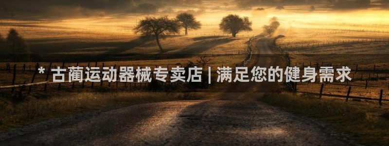 凯时国际app首页登录：* 古蔺运动器械专卖店 | 