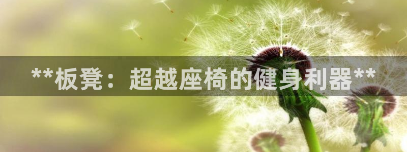 尊龙游戏中心：**板凳：超越座椅的健身利器**