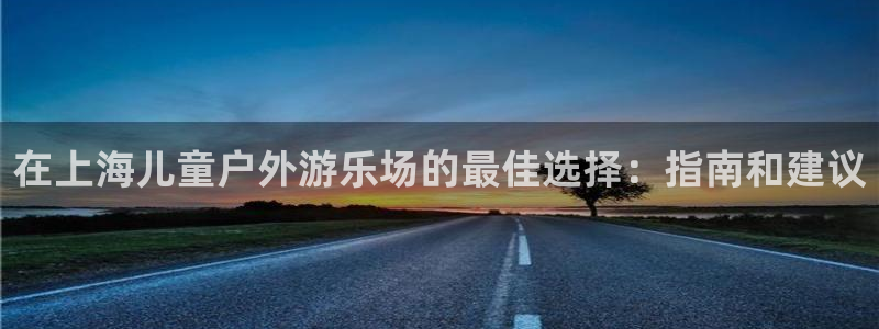 尊龙平台有谁玩过：在上海儿童户外游乐场的最佳选择：指