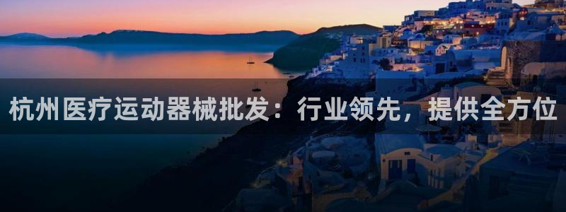 凯时登录平台去AG发财网：杭州医疗运动器械批发：行业