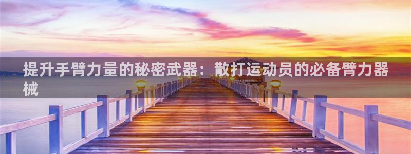 尊龙人生就是博客服：提升手臂力量的秘密武器：散打运动