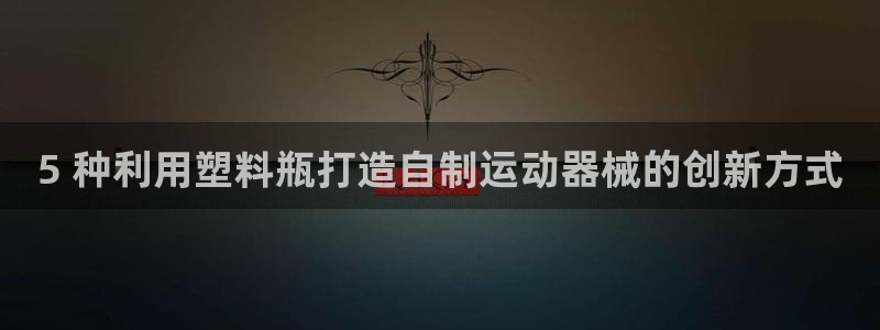 凯时登录平台去AG发财网：5 种利用塑料瓶打造自制运动器械的