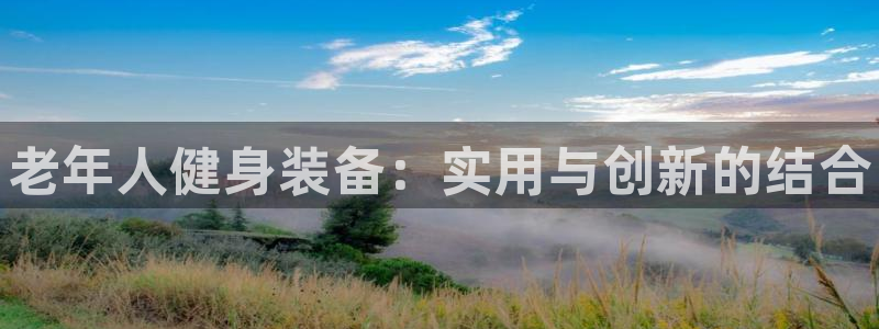 尊龙app登录不了：老年人健身装备：实用与创新的结合
