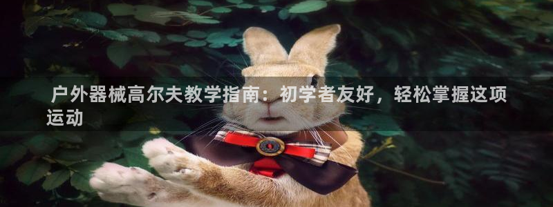 尊龙凯时官网登录入口: 户外器械高尔夫教学指南:初学者友好,